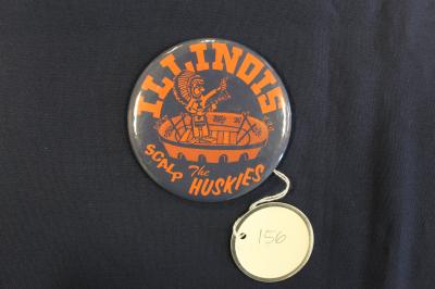Badge "Scalp the Huskies"