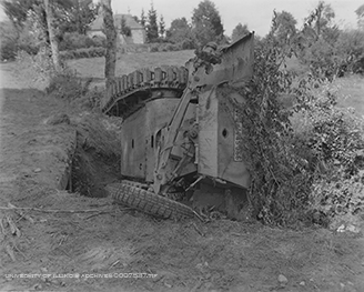 Abandoned Tank in Ditch