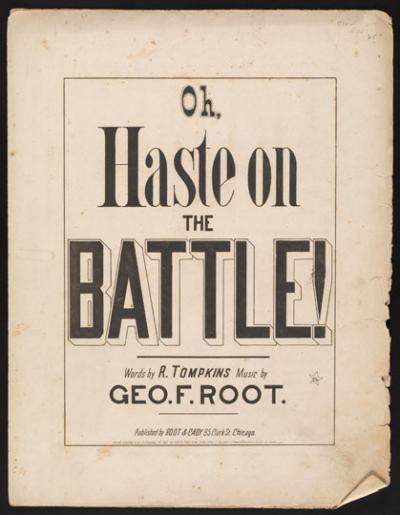 Oh, Haste on the Battle!, cover