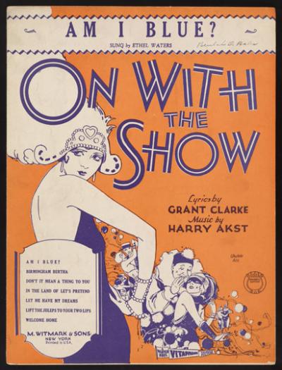 On With The Show, cover