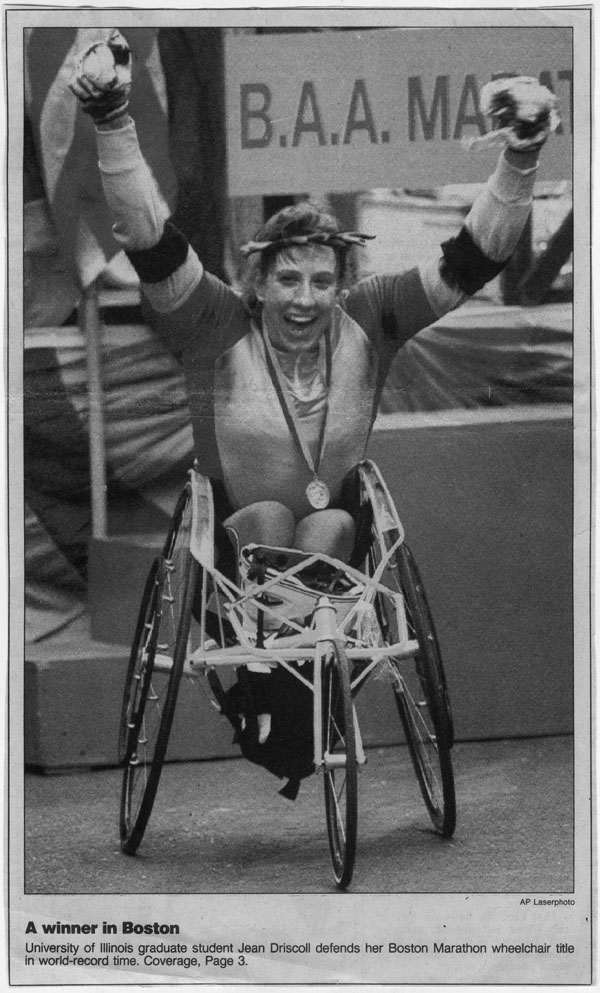 Jean Driscoll, A Winner in Boston