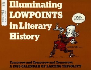 NCTE Calendar, “Illuminating Lowpoints in Literary History” (1985) cover