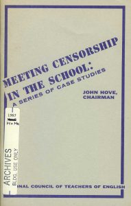 Meeting Censorship in the School: A Series of Case Studies(1966) cover