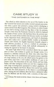 Meeting Censorship in the School: A Series of Case Studies(1966) case study III - catcher in the rye