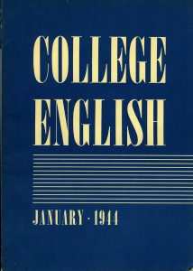 Copy of College English (1944) - cover