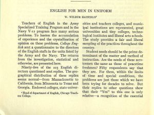 Copy of College English (1944) - English for Men in Uniform page 1