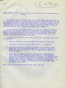 Report on Robert Allen’s Meeting with the English Section of NAFSA (1963) - page 1