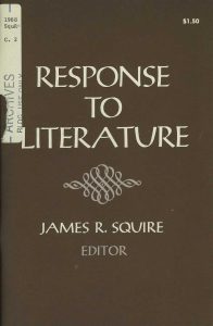 Response to Literature (1968) - Cover