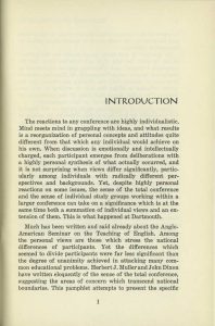 Response to Literature (1968) - Introduction