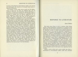 Response to Literature (1968) - Response