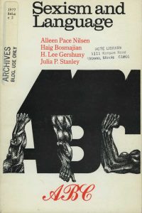 Sexism and Language (1977) cover