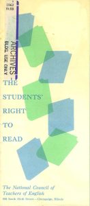 First printing of The Student’s Right to Read (1962) cover