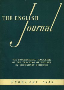 English Journal (Feb. 1943) cover