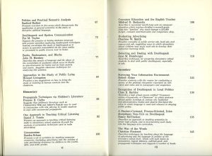 Teaching about Doublespeak (1976) table of contents