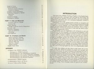 Tenes: A Survey of the Teaching of English to Non-English Speakers in the United States (1966) - book introduction