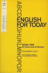 English for Today: Book One: At Home and School (1962) - cover