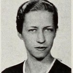 A photo of Virginia Irene Miller, from the 1936 Illio. Record Series 41/8/805.