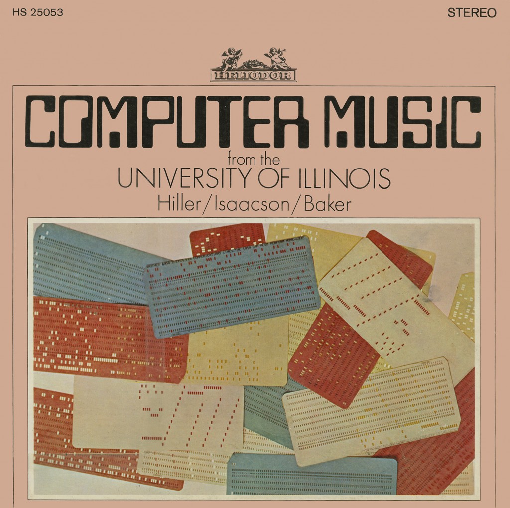 LP Recording Cover Art for "Computer Music from the University of Illinois," 1967. 