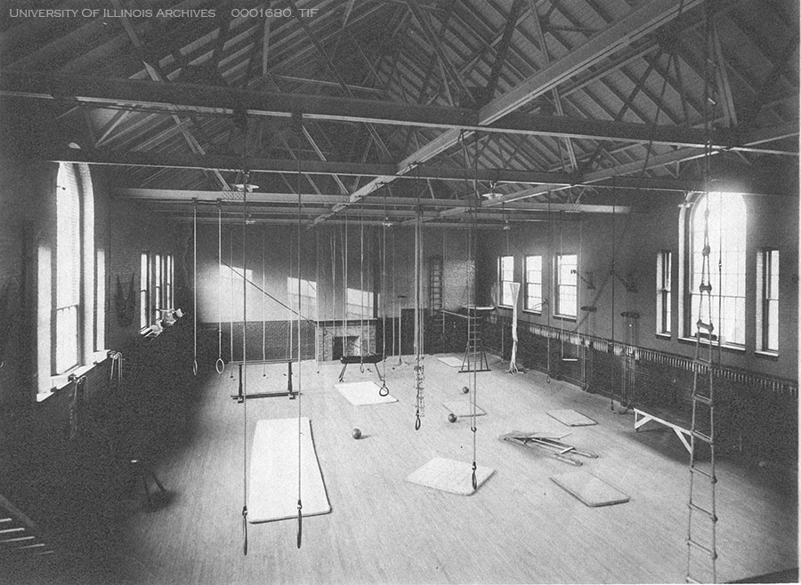 English Building Gymnasium, c. 1907