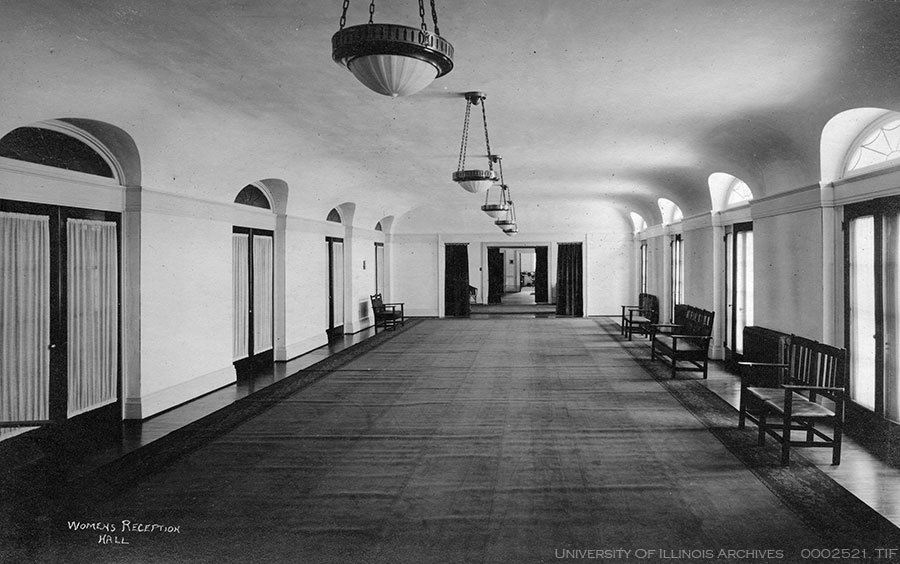 English/Woman's Building Reception Hall, c. 1914