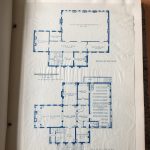 Blueprint of University Library at Urbana-Champaign