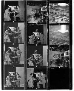 Contact sheet with images of Judith Krug and Bob Hale.