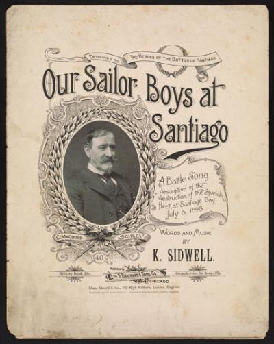 Our Sailor Boys at Santiago, cover