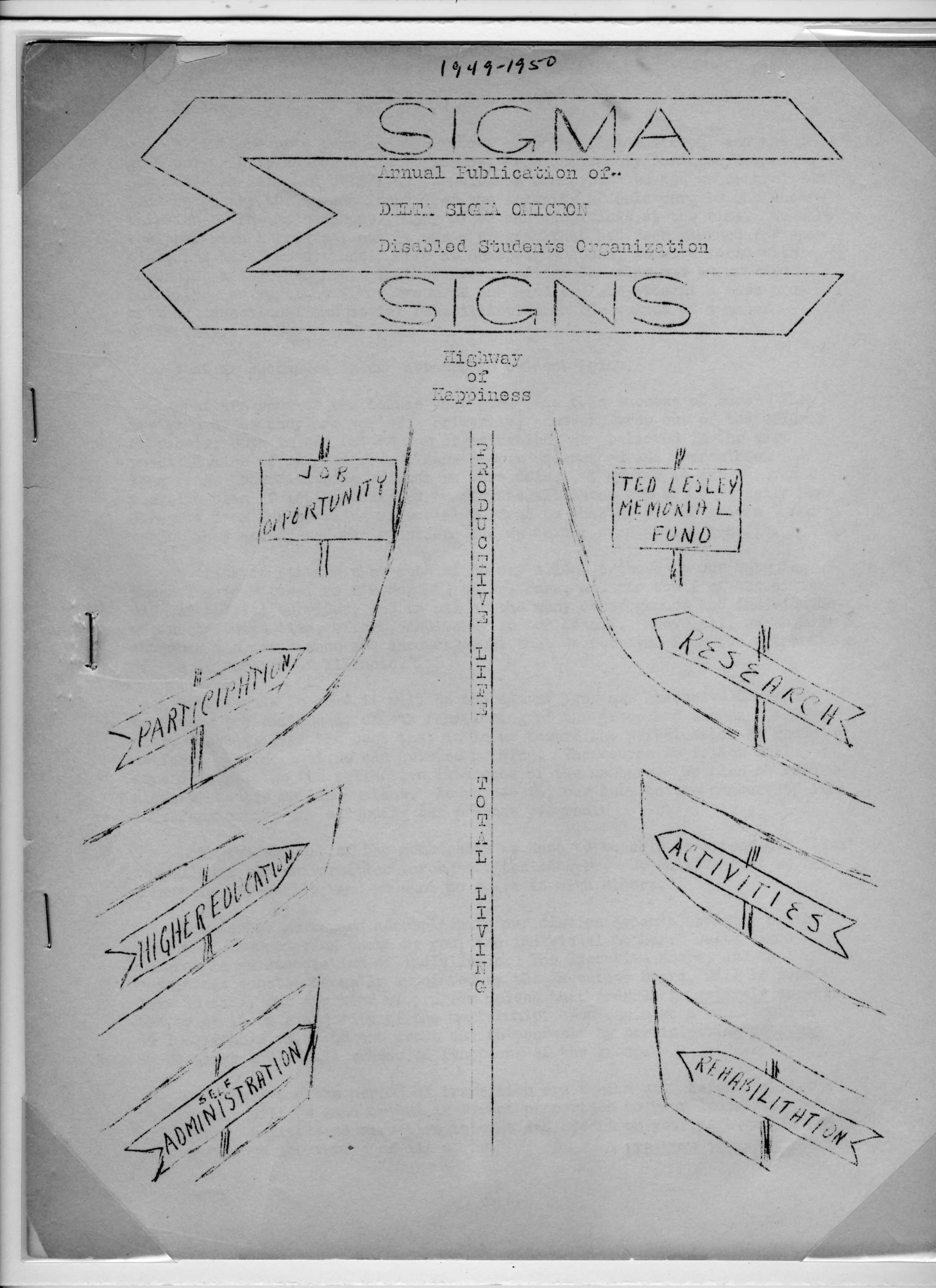 Sigma Signs, 1950