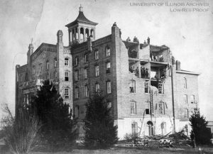 Old University Building, April 19, 1880