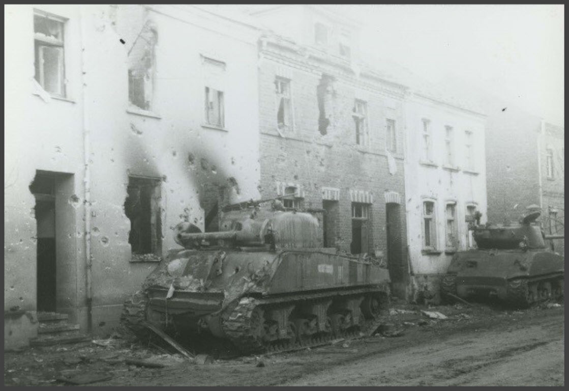 “Sherman Tank” RS 26/20/70, MMischnick Sherman, Germany, February, 15-26, 1945.