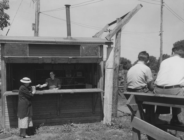 Roadside Market, McLean County, Illinois, 1936