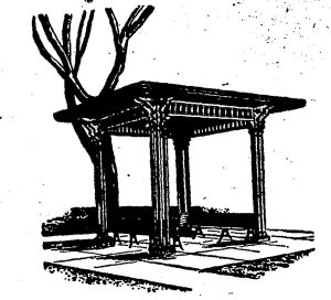 Halfway House illustration used in the Daily Illini in the 1960s. 