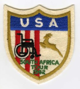 "Have Wheelchair-Will Travel" Tour Commemorative Patch, 1962